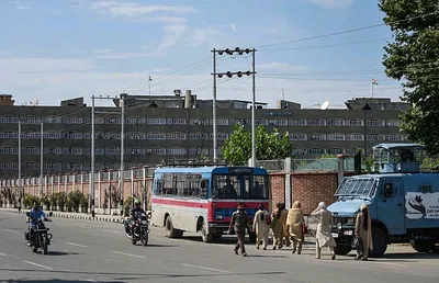 A view of the Civil Secretariat in Srinagar. Photo: PTI/Files