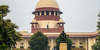 The Central Wing of the Supreme Court of India, where the Chief Justice's courtroom is situated. Photo: Subhashish Panigrahi/Wikimedia Commons, CC BY-SA 4.0