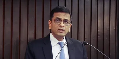 Chief Justice of India D.Y. Chandrachud. Photo: Screengrab via YouTube