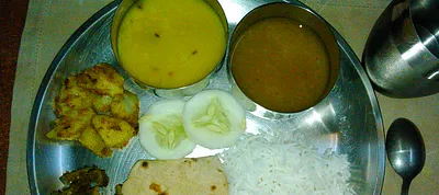 A vegetarian thali in India. Photo: CC BY-SA 4.0/Wikimedia Commons 