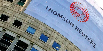 The logo of Thomson Reuters. Photo: Abi Skipp/Flickr CC BY 2.0